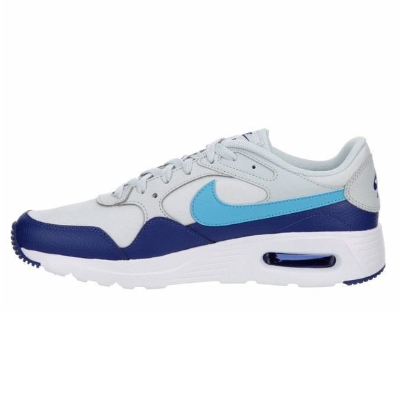 Nike Air Max SC Light Gray/Navy/Aqua Men’s Athletic Gym Training Shoes - Picture 2 of 6